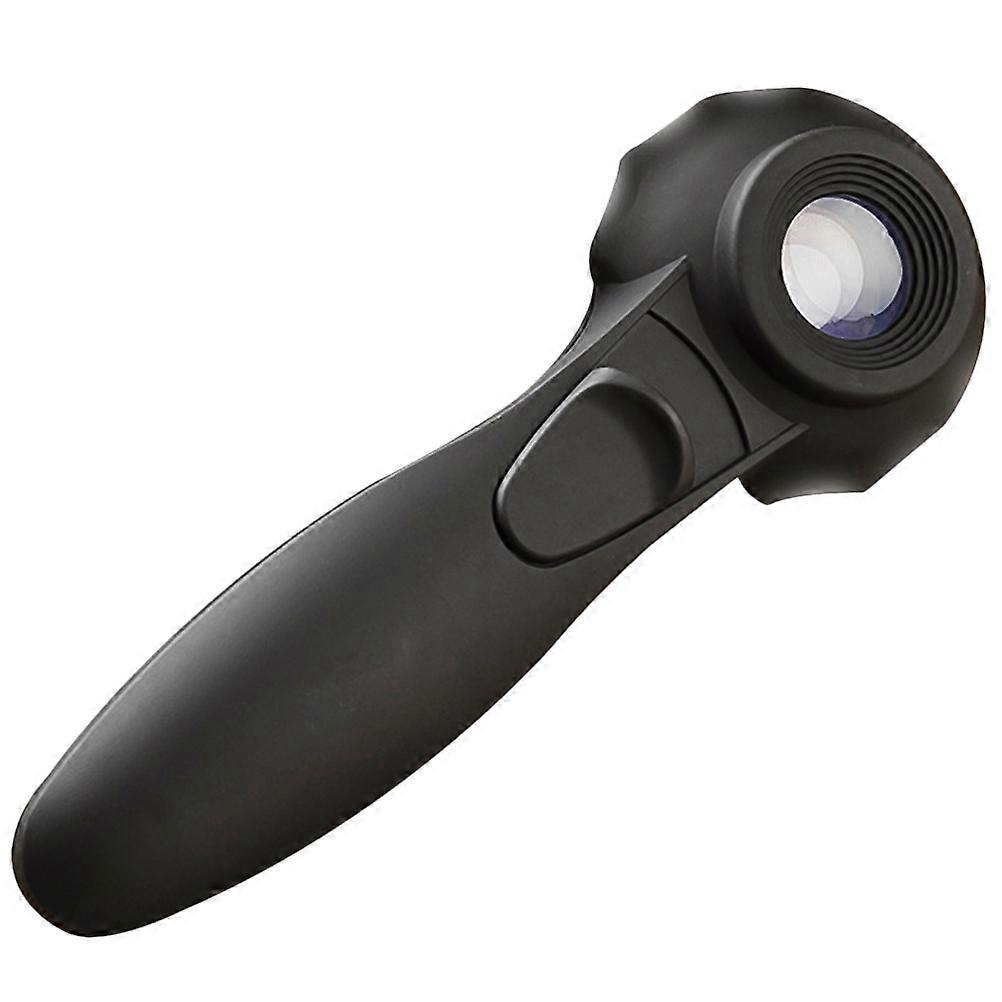 Jewellery Appraisal Magnifier Home Use 30x Magnification 6 Leds Abs Optical Glue Lens 1Pack