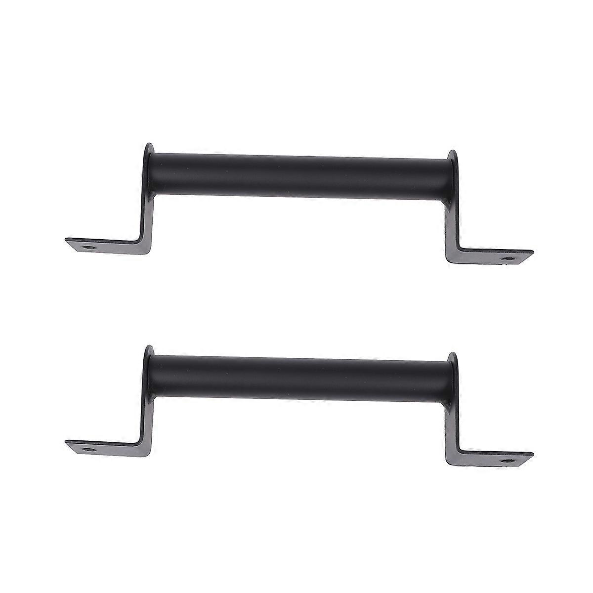 Pull Handle Black 2Pcs with Skid-Resistant Grip for Door Use