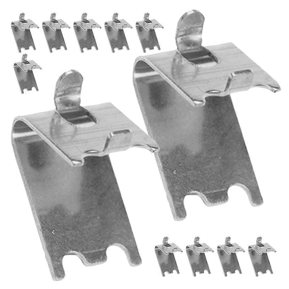 Stainless Steel Freezer Shelf Clips Durable Support Hooks for Refrigerators, Easy Installation, Polished Design for Safe & in Coolers and Freezers