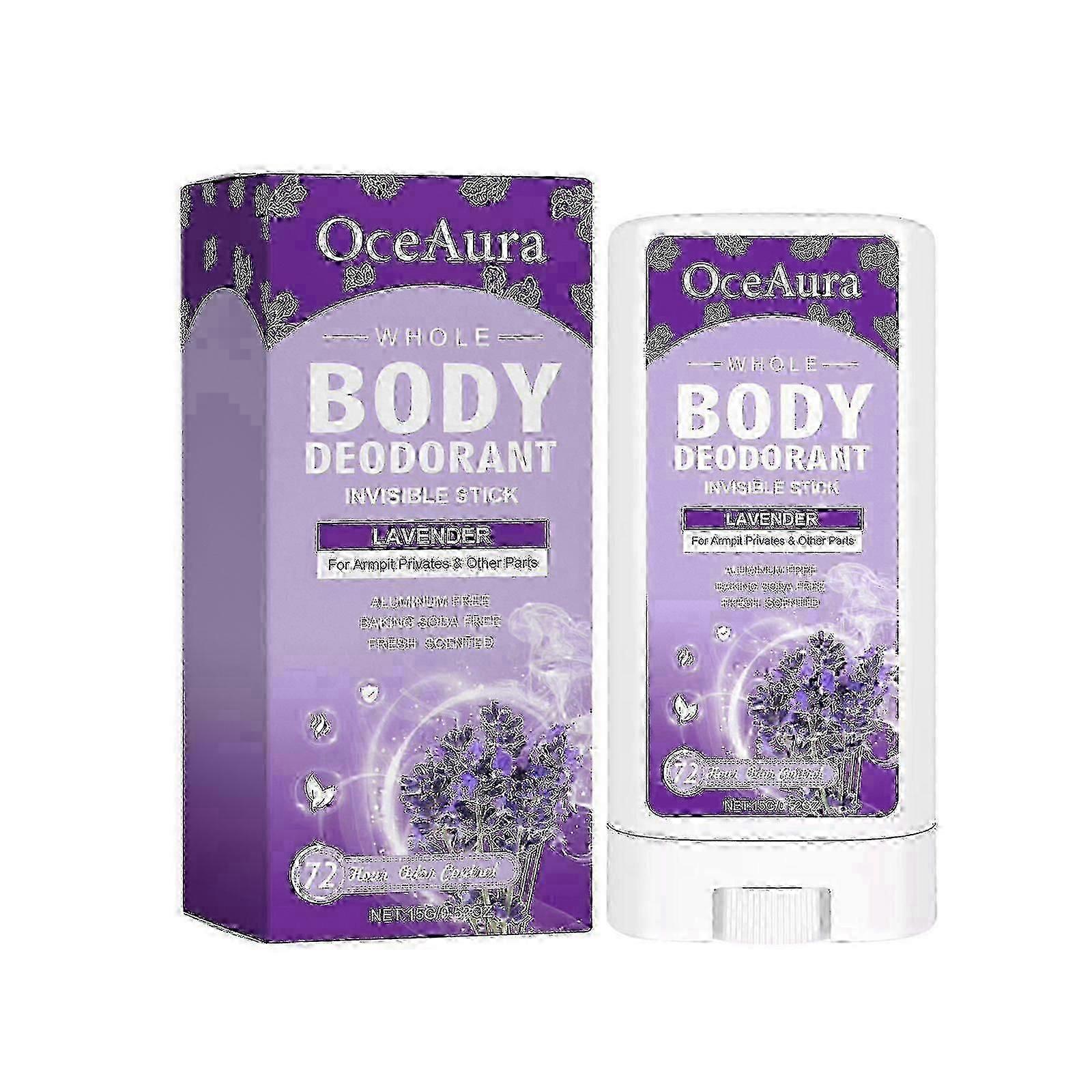 全身デオドラントバー - 脇の下の臭いと水分制御のためのフレッシュな香り