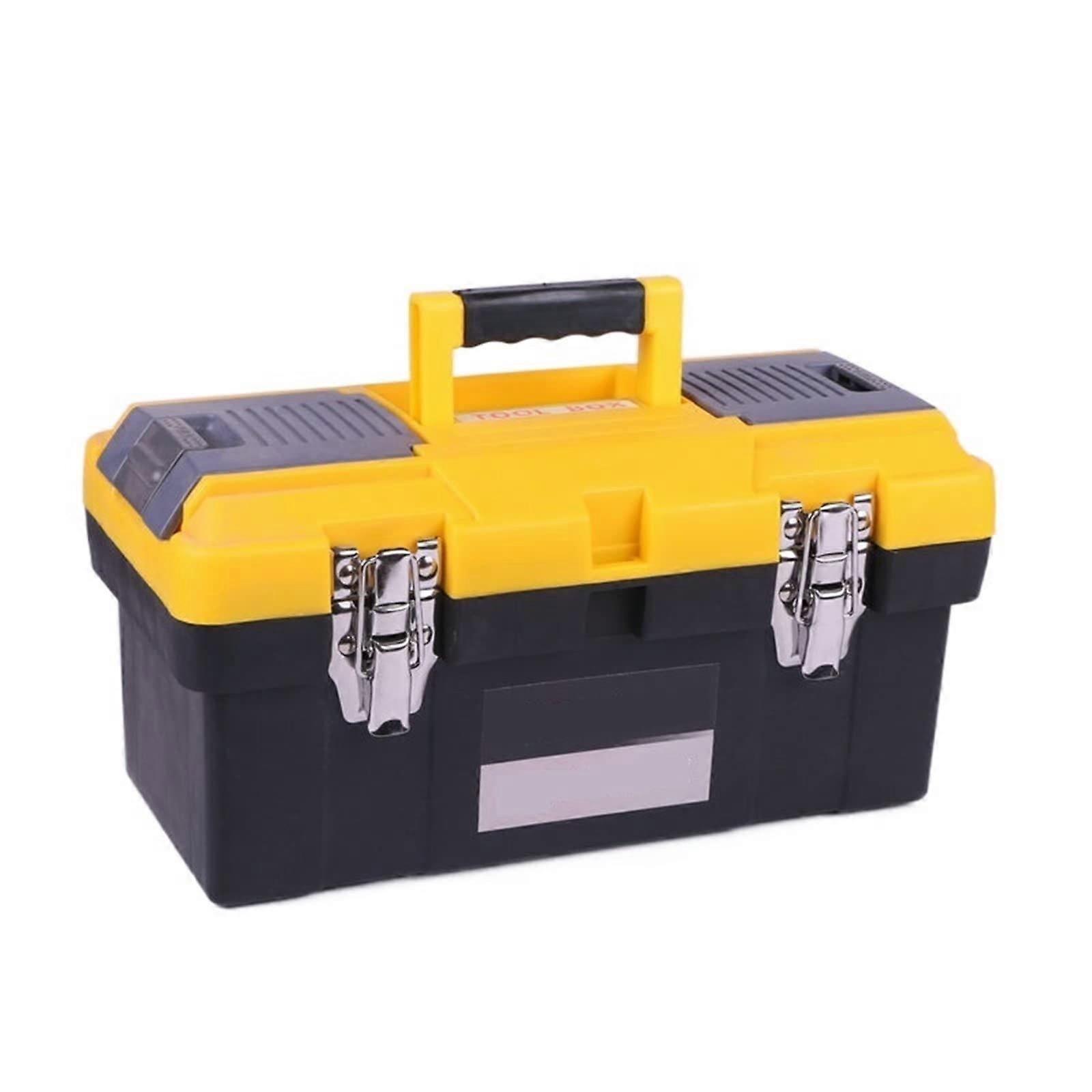 Portable Toolbox Organizer with Waterproof ABS Plastic, Complete Storage Solution for Professional Hand Tools