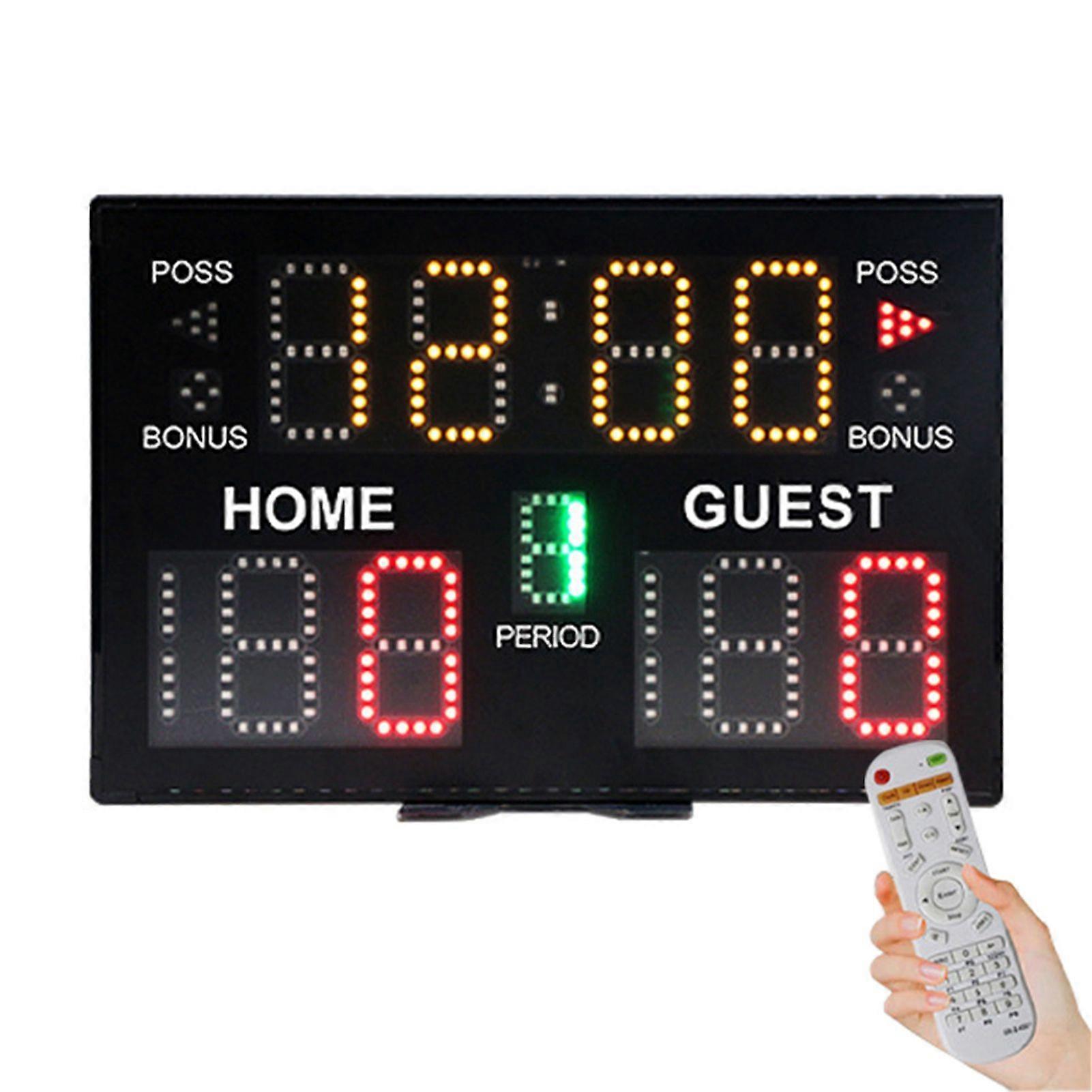 Indoor Digital LED Scoreboard Tabletop Score Board for Basketball Volleyball Tennis Boxing Match Game