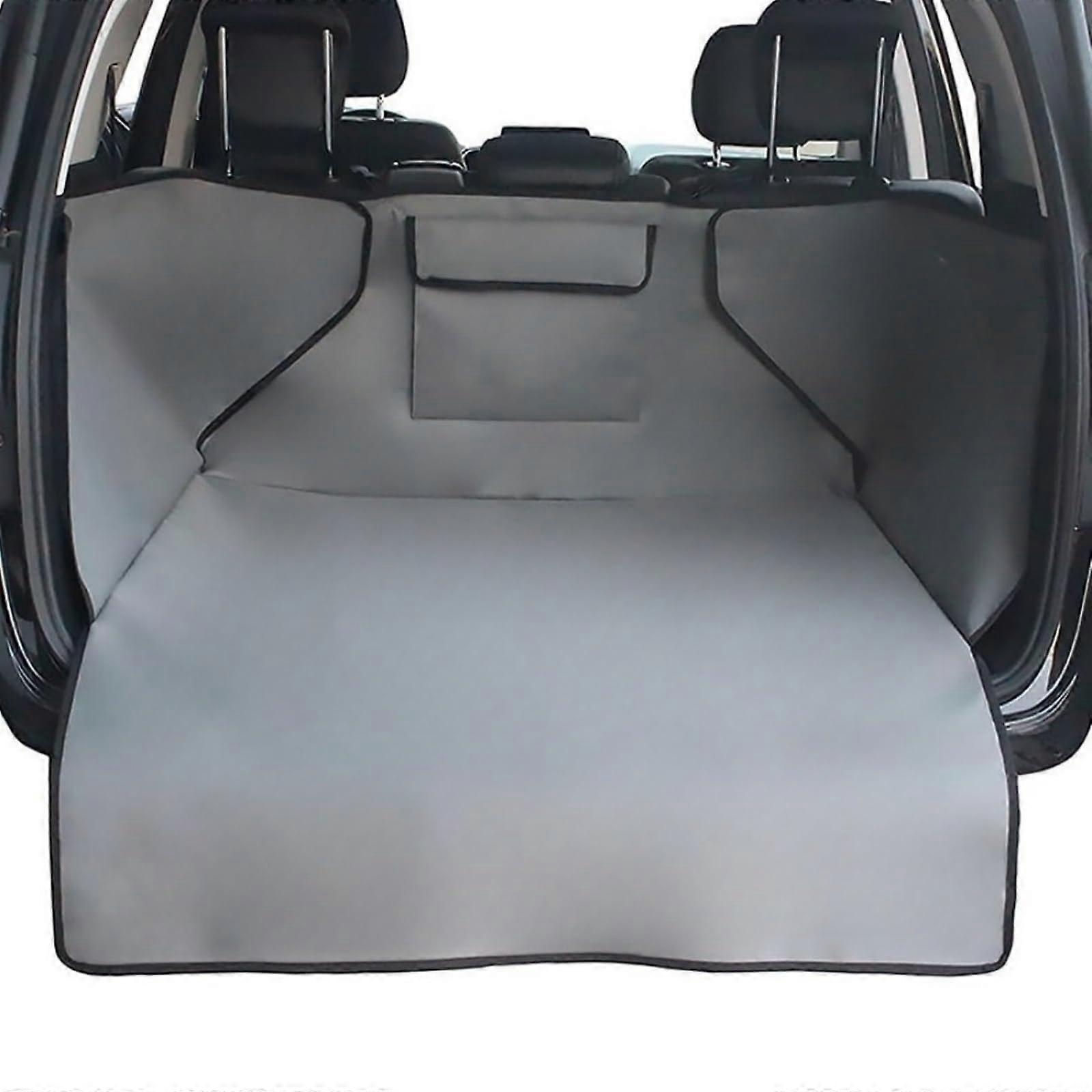 Dog trunk protector for Renault Megane IV, with loading edge protection (Gray)