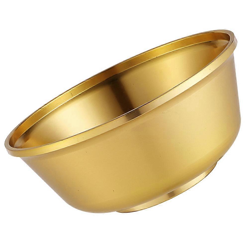 Golden Copper Offering Bowl for Home Use Multipurpose Decorative Cup with Smooth Texture 3.5 Inch Diameter
