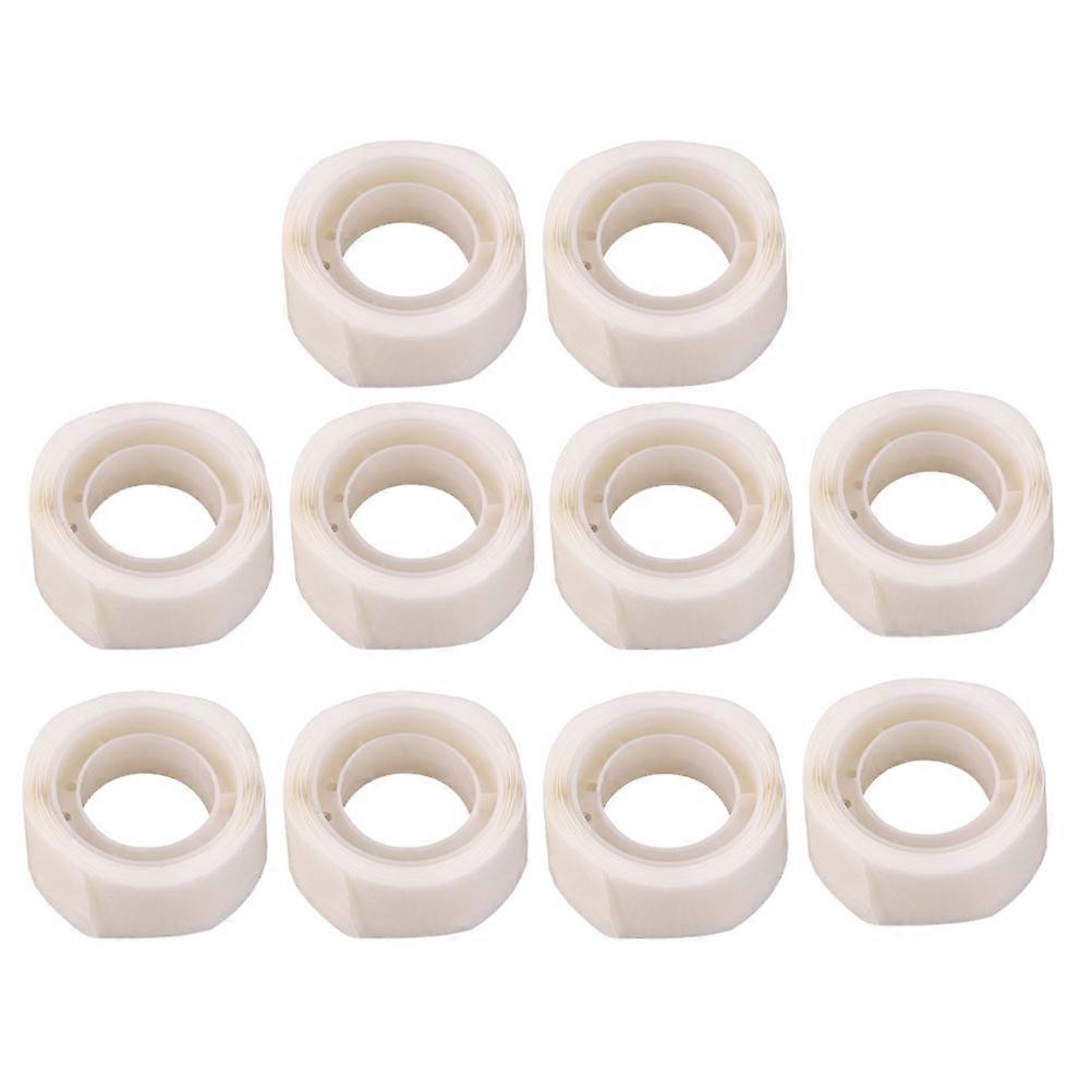 Double Sided Sticky Dot Stickers For General Users 4.50X2.00X1.00CM Removable Double Sided Tape 10 Rolls