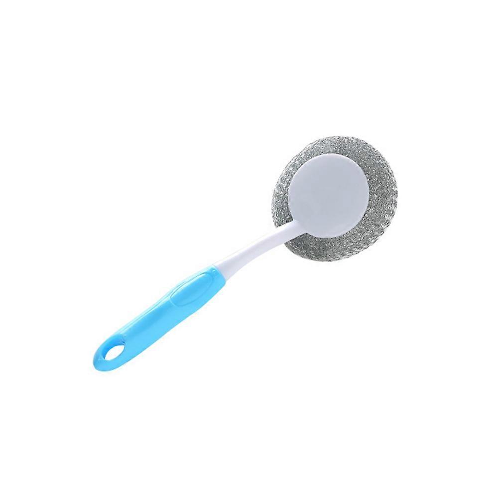 Stainless Steel Sponges with Plastic Handle for Kitchen Use Assorted Color 3pcs