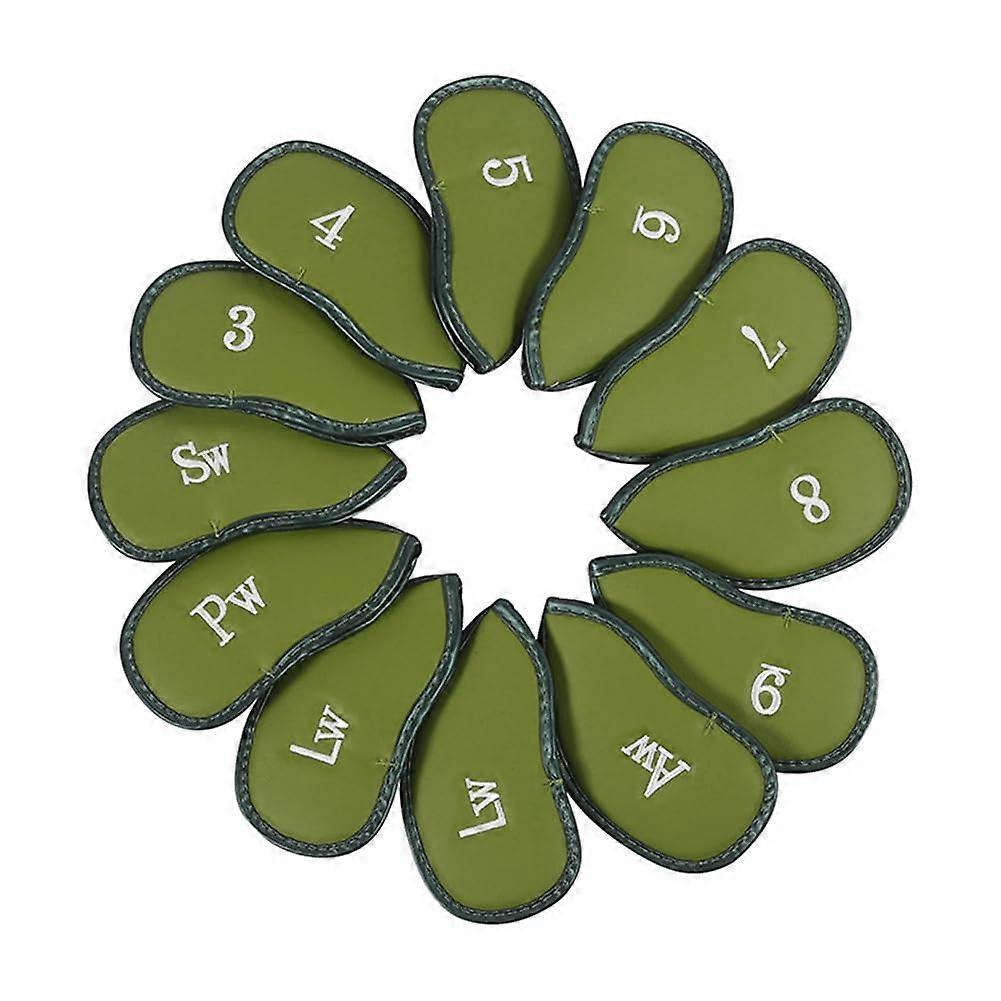 Iron Cover Golf Racket Cap Protector - Embroidered, Durable Fabric, Universal Fit, Standard Size