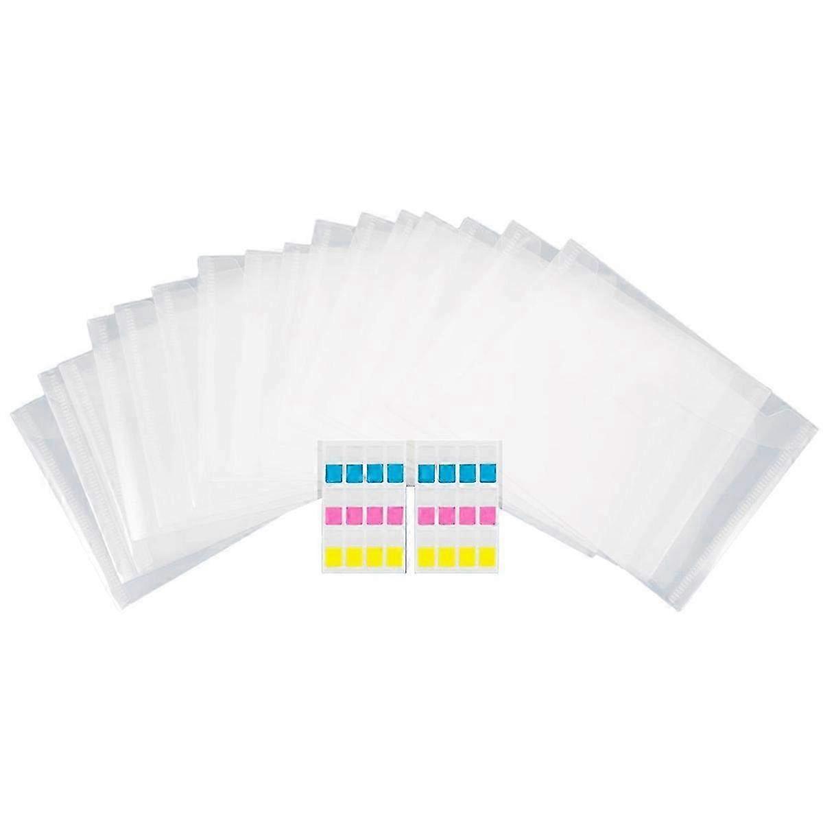 Reusable Transparent Storage Pockets for Stamps and Dies - Clear Organizer Sleeves for Craft Supplies and Easy Access