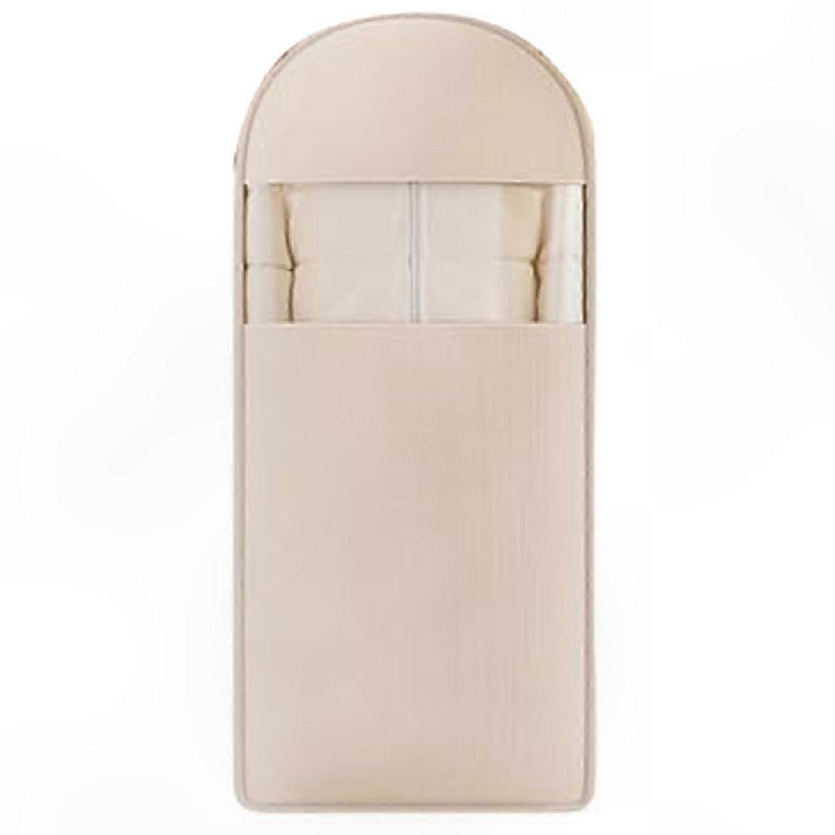 Self-Compressing Dust Bag with Space-Saving Design for Hanging Garments