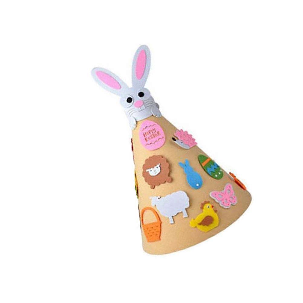 Felt Craft Set For DIY Easter Theme Tree Shape Decoration Suitable For Family Children 1Set