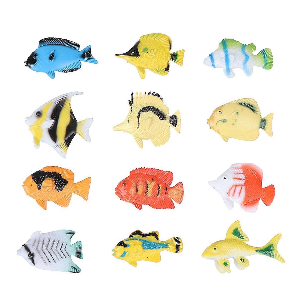 1 Set Tropical Fish Model for Educational Organism Simulation Fun Learning Pretend Play Party Favors Birthday Games