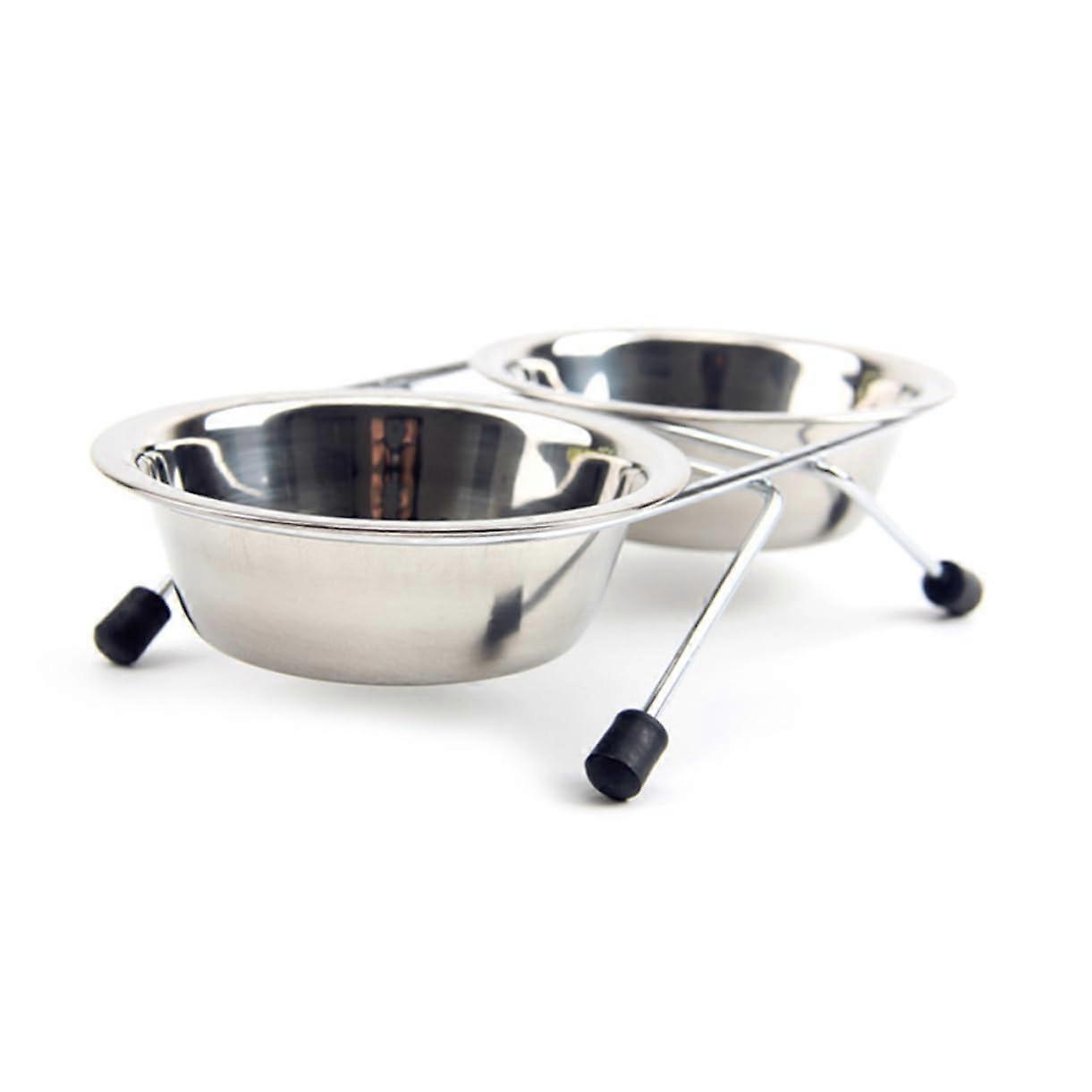 Nonslip cat feeder with removable design, mediumsized for food and water stations at home