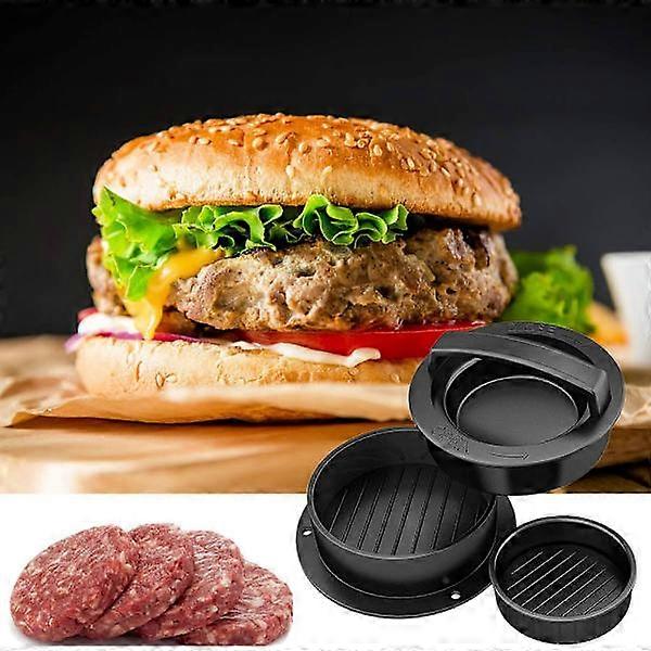 3 in 1 burger press, burger patty maker stuffed burger press with 100p burger paper for BBQ non-stick sliders beef burger press