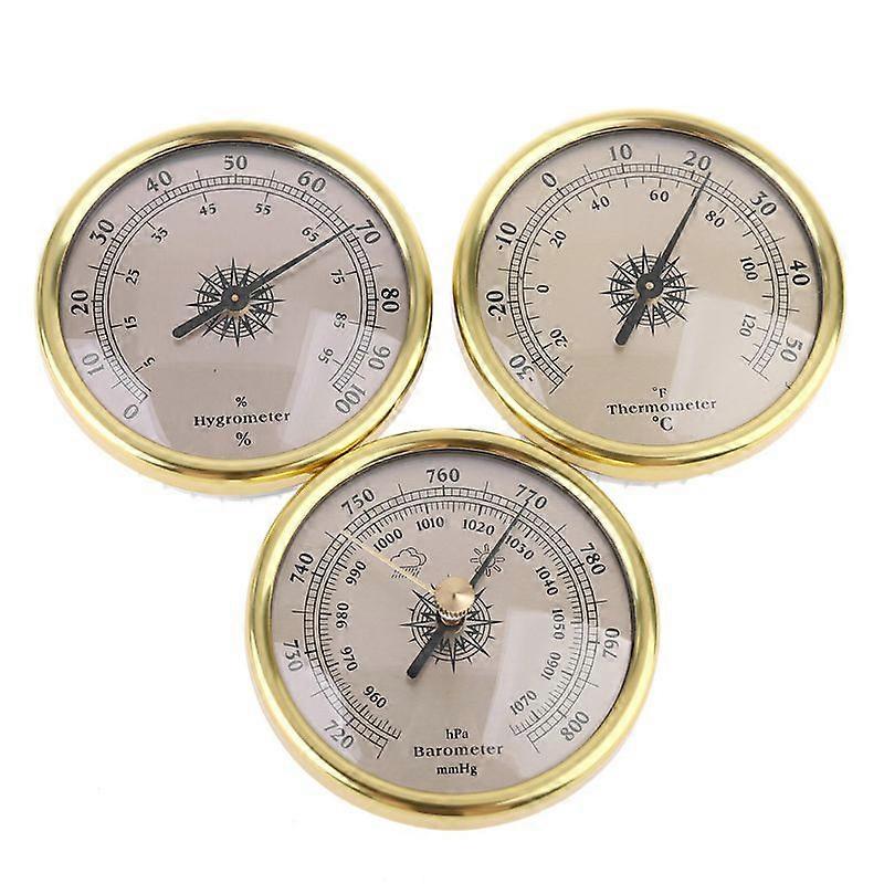 3 w 1 manometr termometr higrometr barometr prognoza pogody 72mm W0YD