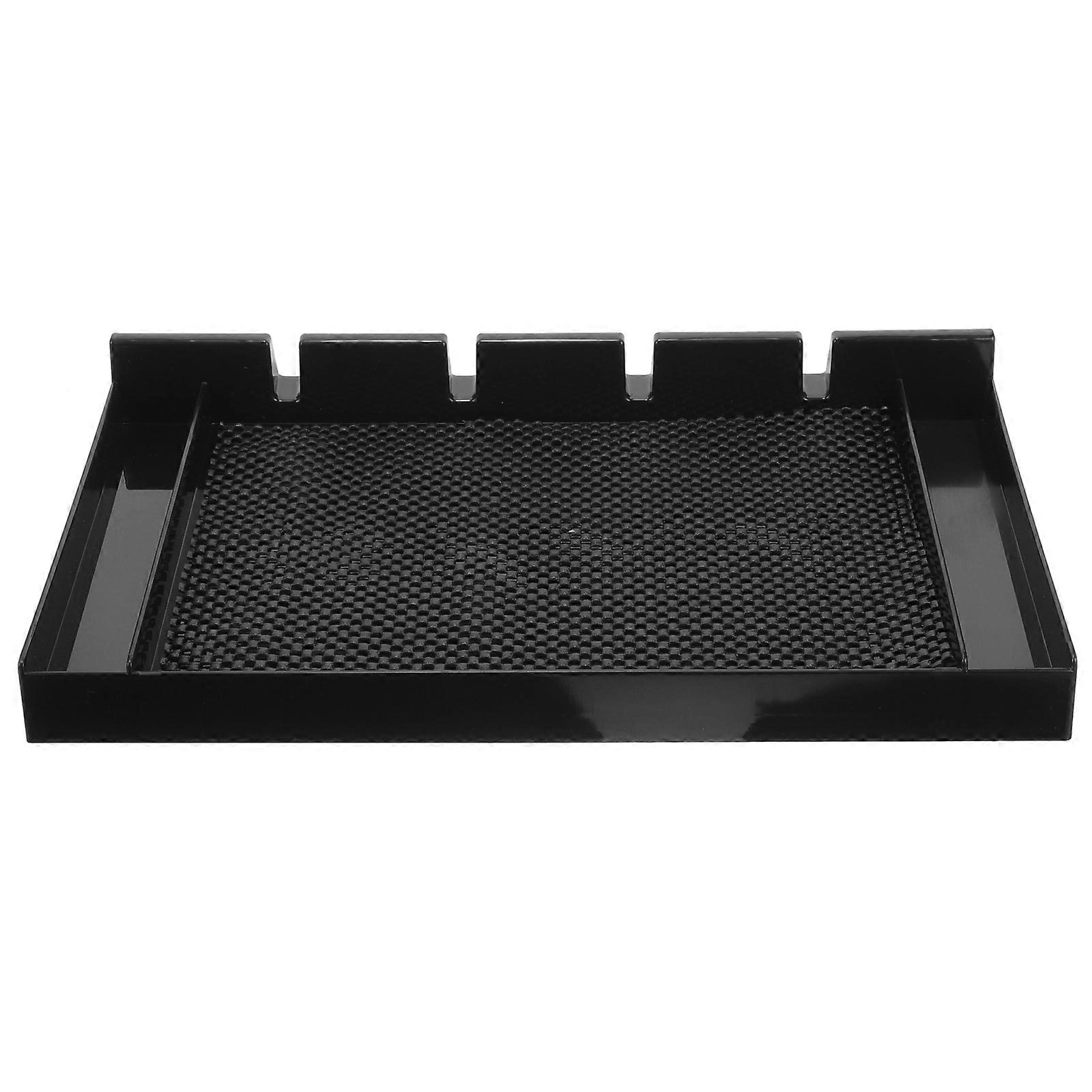 Barber Organizer Tray for Hair Salon Clippers – Compact Tool Holder with Clipper Guard Storage, & Stylish Design for Barbershop or Home Use
