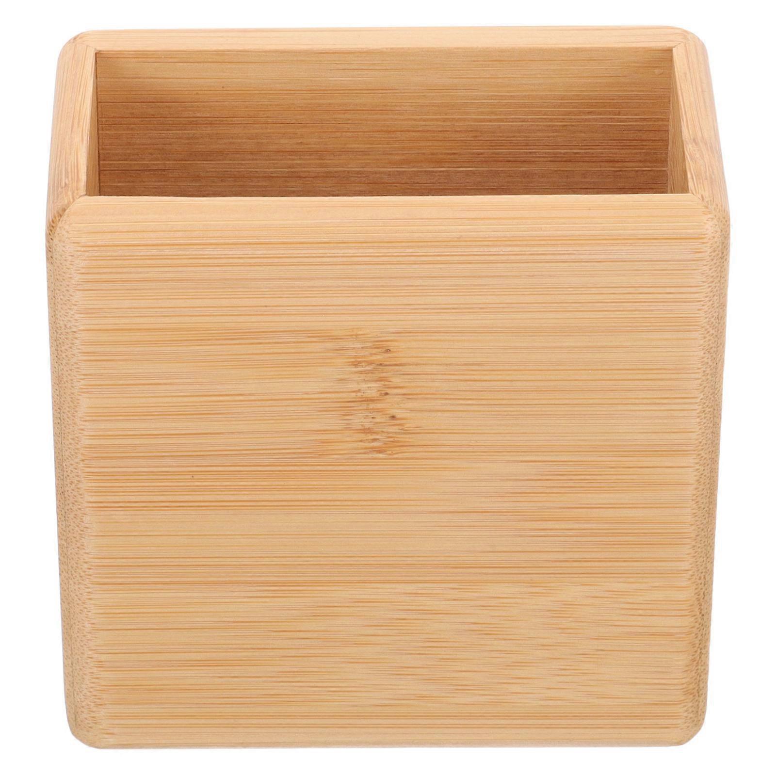 Wall Mountable Remote Control Holder For Living Room And Bedroom Made With Bamboo Material In Rectangular Shape 1Pack