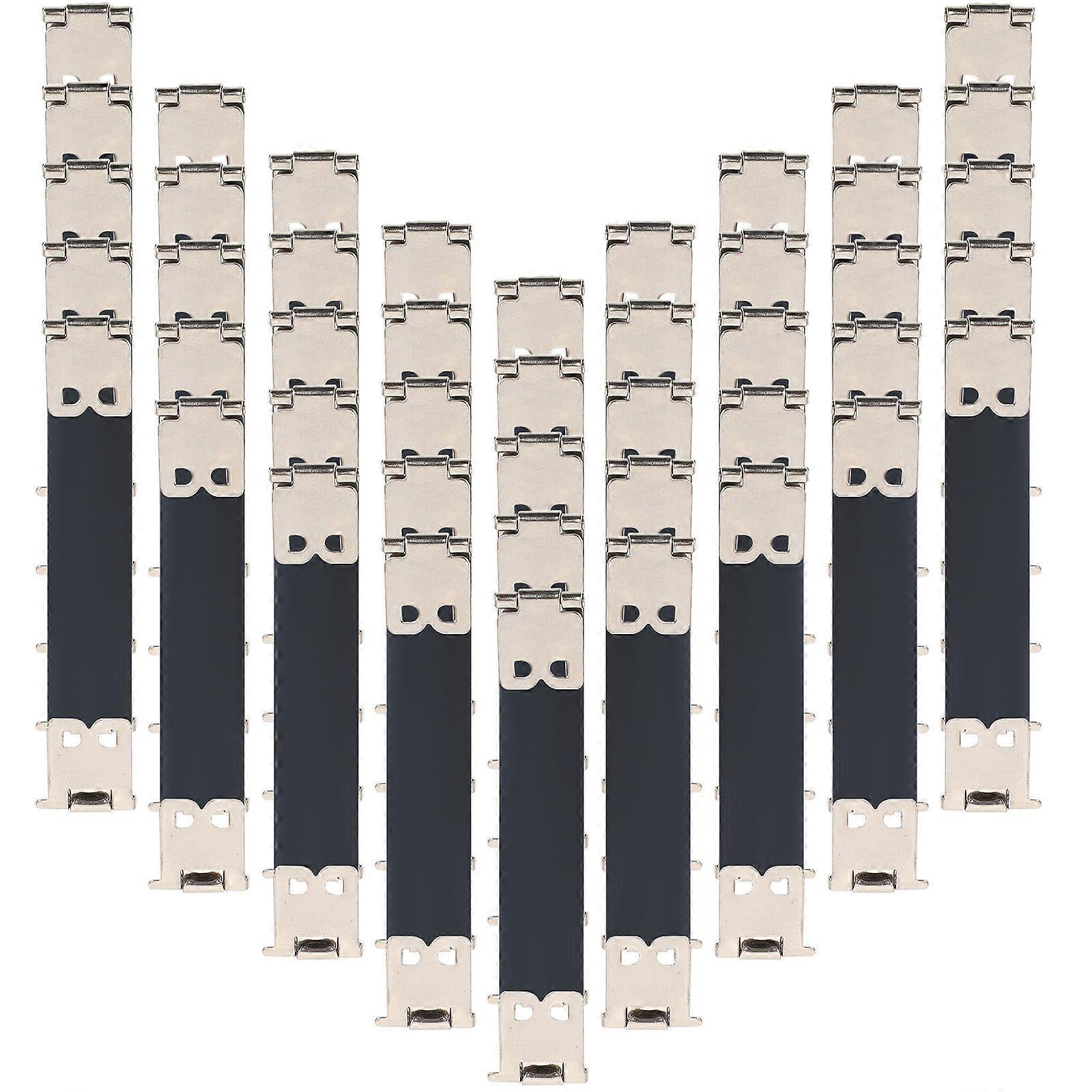 Handbag Hinges Spring Clip 20Pcs Metal Internal Flex Frame Craft Accessories Flexible Design Suitable for Bag Making Projects
