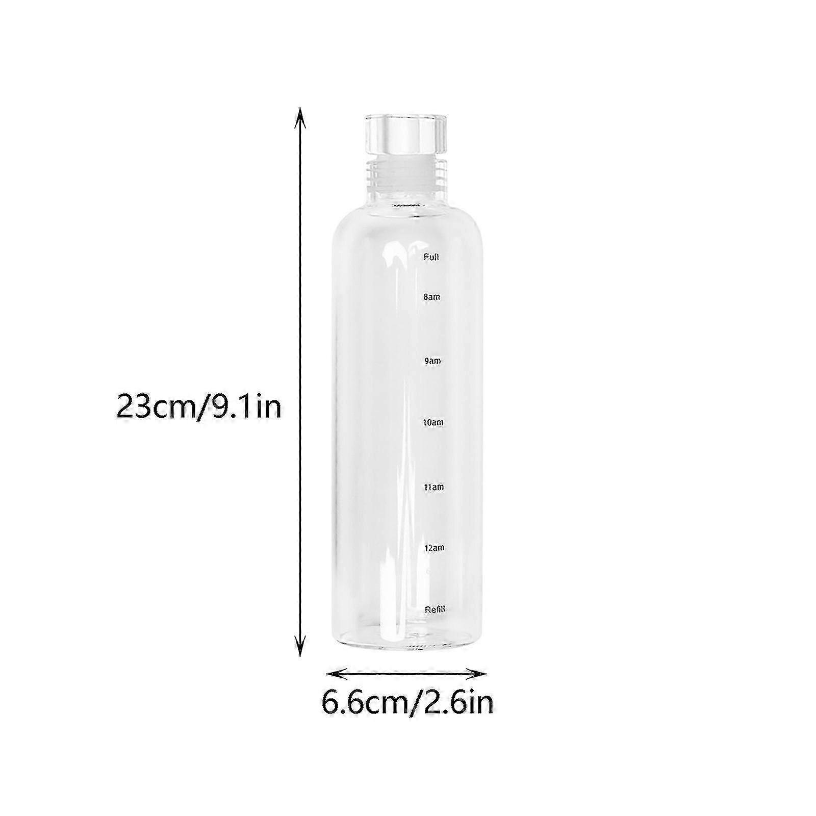 Time-Scale Water Bottle  Motivational Drinking Target with Sleek High-Value Design