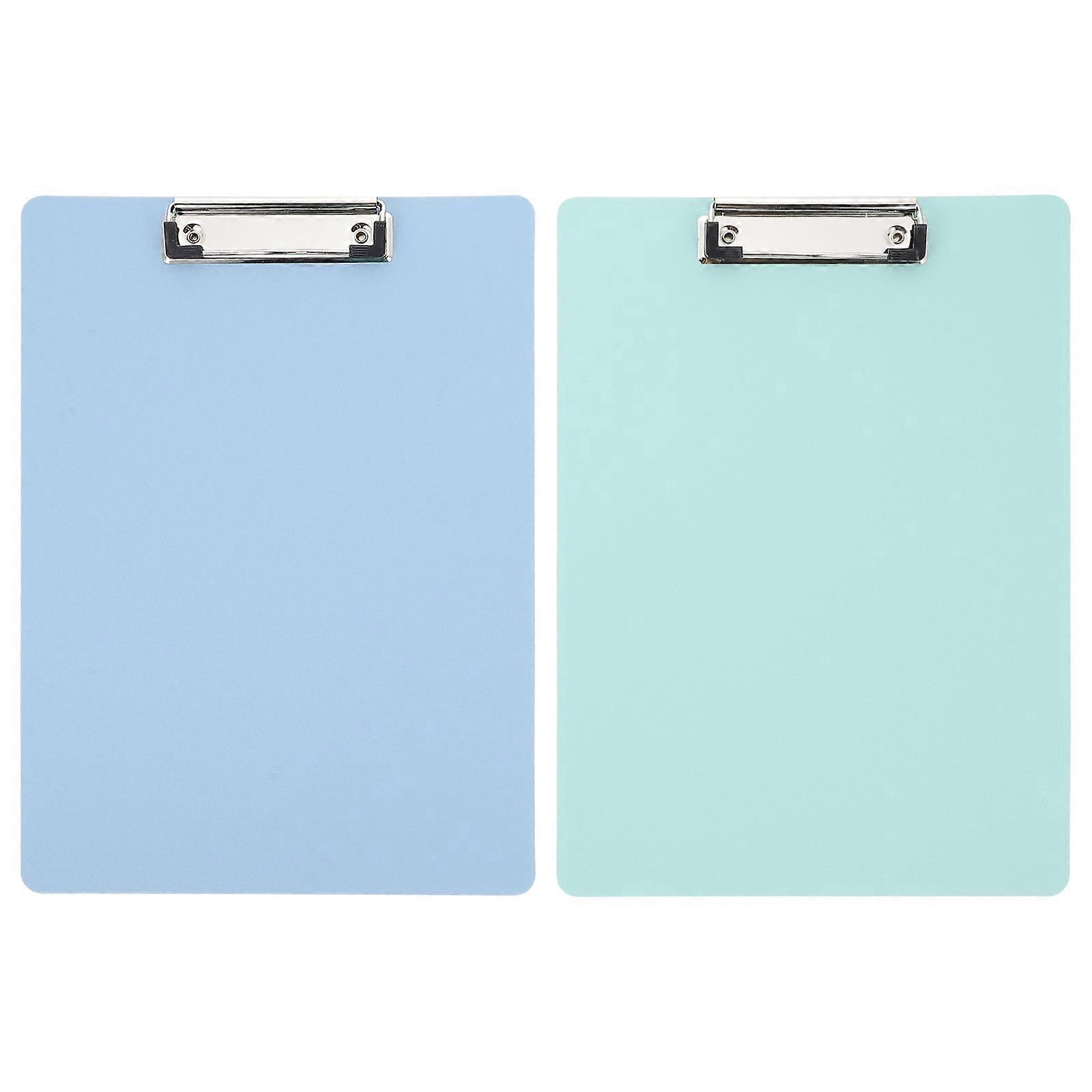 Office Clip Boards 2Pcs Assorted Color Clipboards For Teachers Effective Clamping Papers Solution