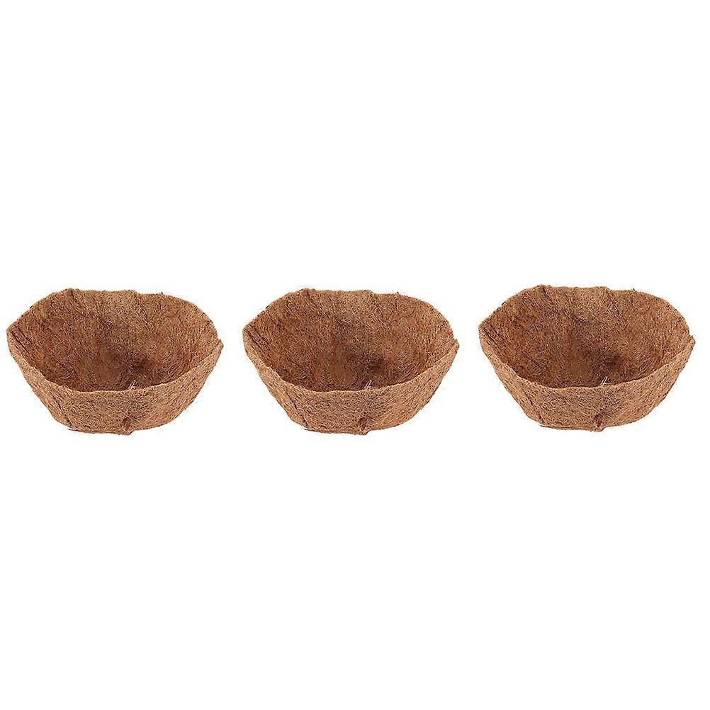 Coconut Liners For Gardening 3Pcs Designed For Homeowners To Control Moisture In Planter Basket