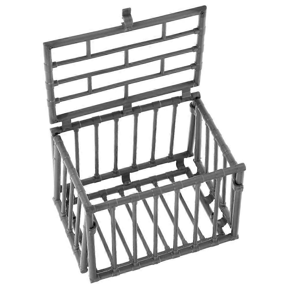 Mini Decorative Small Cage Farm Fence for Miniature House Garden – Creative Pretend Play Accessory for Storytelling and Fine Motor Skills Development