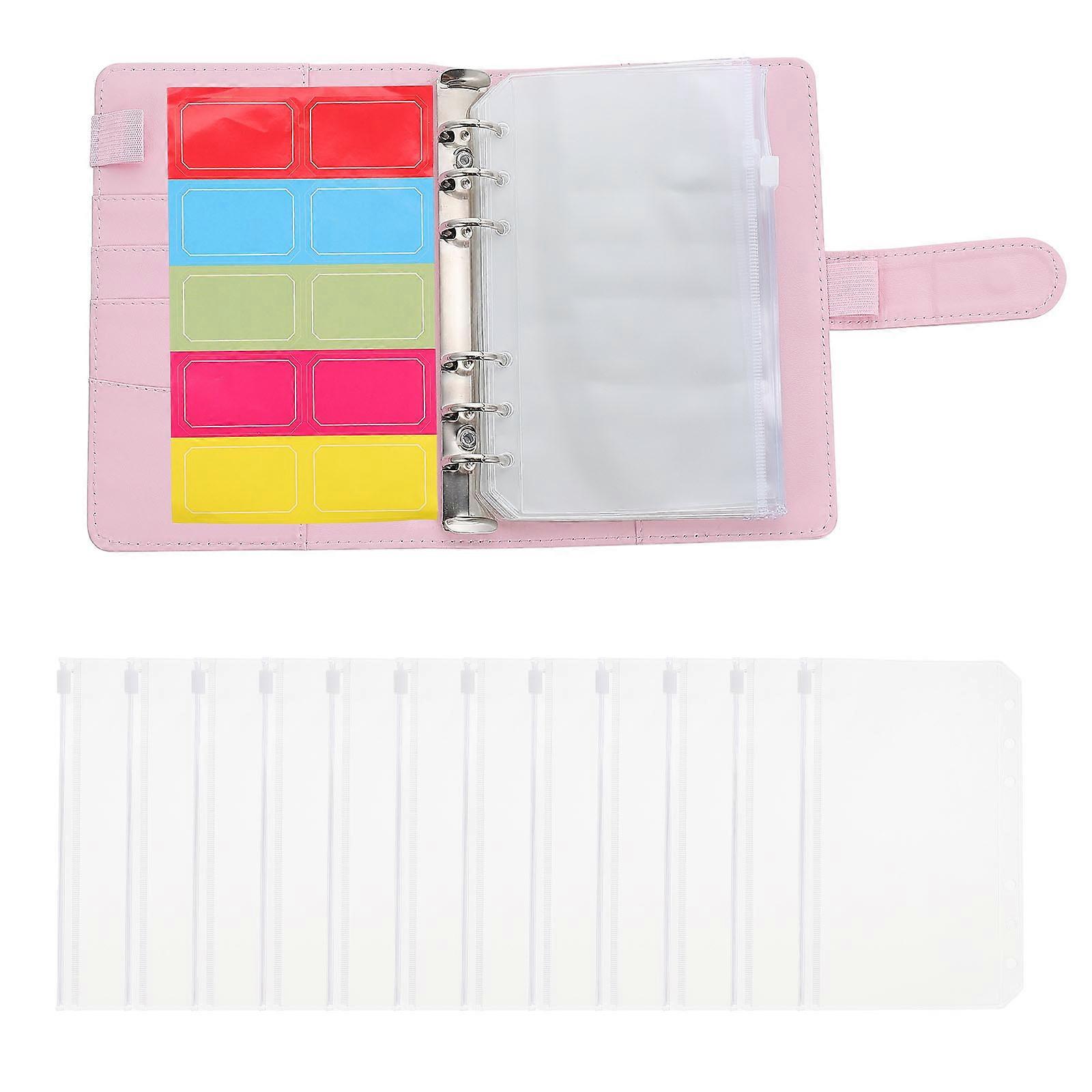 Budget Planning Binder With Cash Envelopes For Storing Receipts And Stamps Designed For Students And Families In 19X14.5X3.5CM Size 1 Set