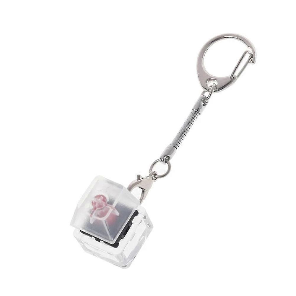 Lightweight Electronic Keyboard Keychain Pendant for Everyday Use Adults Red Abs Testing Tool 1Set
