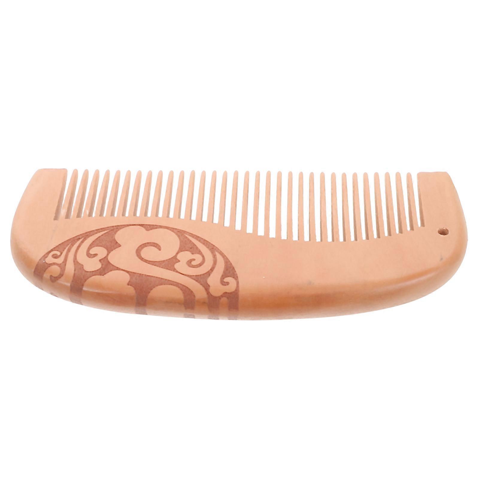 Wooden Static Reducing Hair Comb for Men and Women – Fine Tooth Design for Smooth Styling, Travel and Daily Use, Suitable for All Hair Types