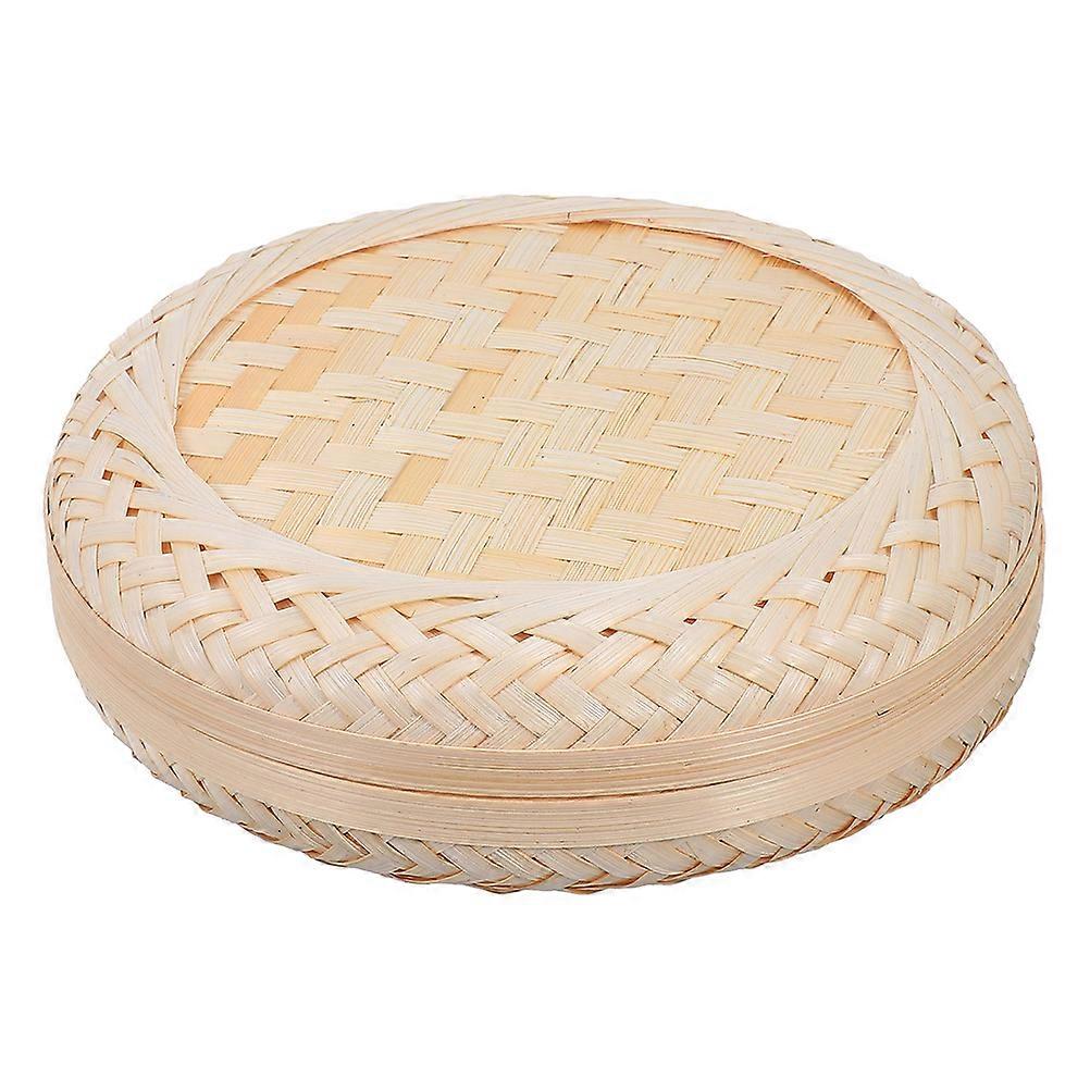 Vintage Bamboo Woven Organizer, Multi-Functional Use, Enhances Space Efficiency