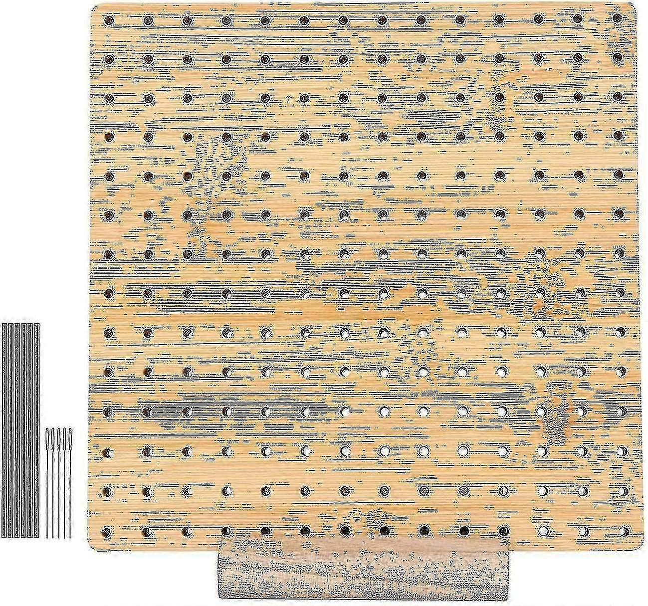 For 2024 Blocking Board for Crochet, Squares Blocking Board for Knitting and Crochet Projects, Handcrafted Knitting Tool with Wooden Knitting Blocks