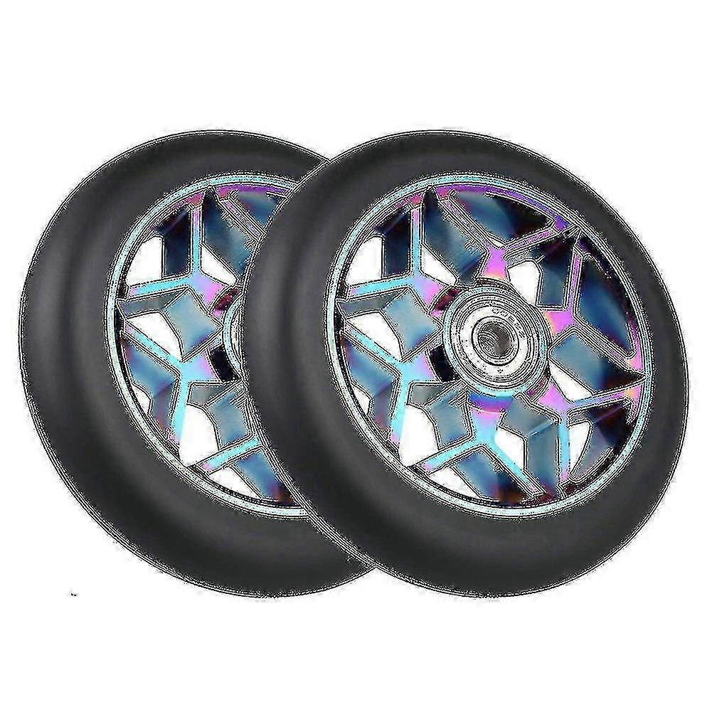 ل 2 عجلات سكوتر PU بقطر 110 مم ومحامل