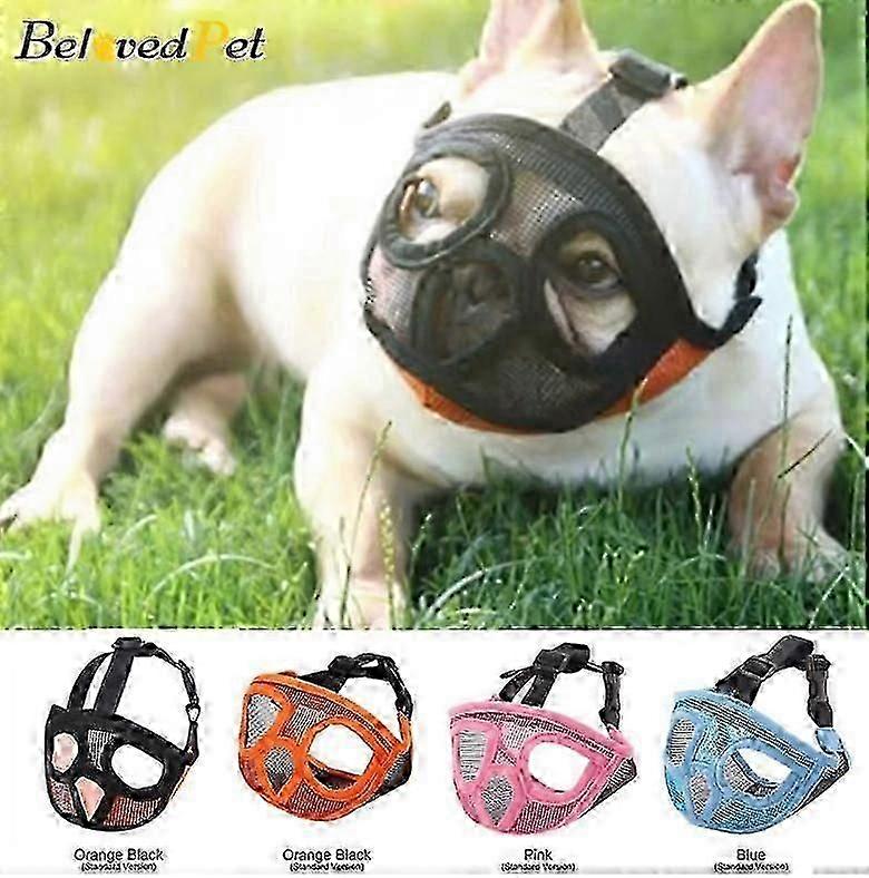 Mesh MuSZBSle Short Light Dogs Faced Mask Pet Dog Breed ANTI Biting jm