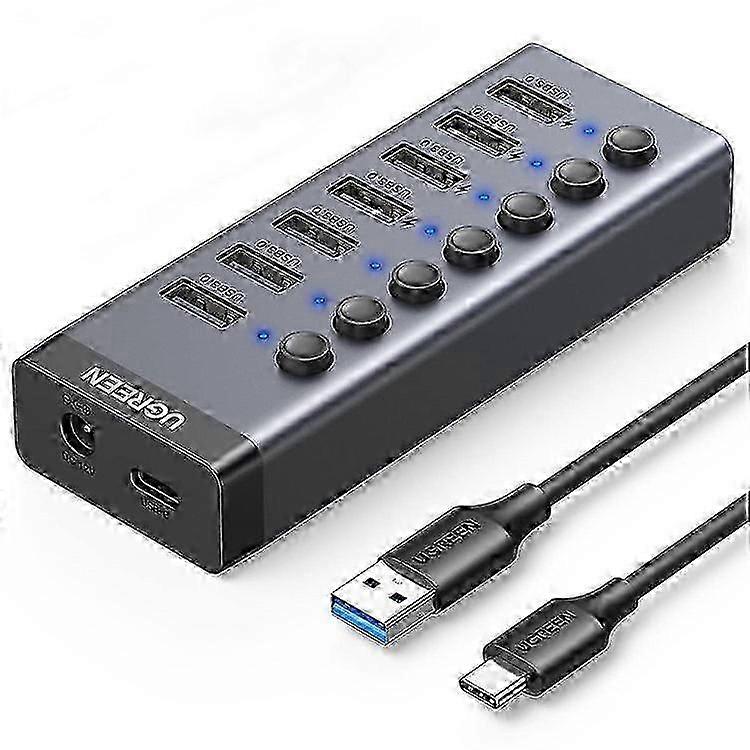 Adattatore hub USB a 7 porte con docking station splitter e cavo di prolunga con spina USB 3.0 CN UGREEN