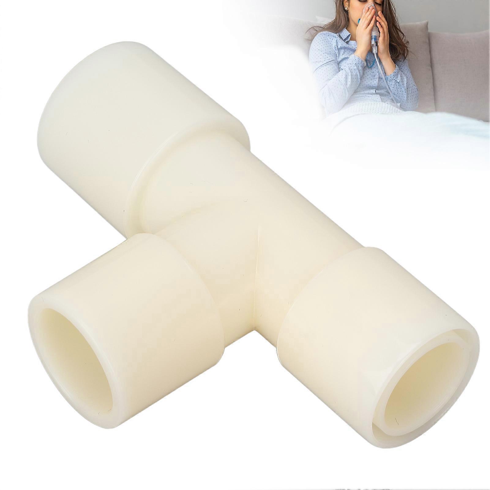 Universal Plastic Breathing Machine Adapter Tee Connector for Atomization