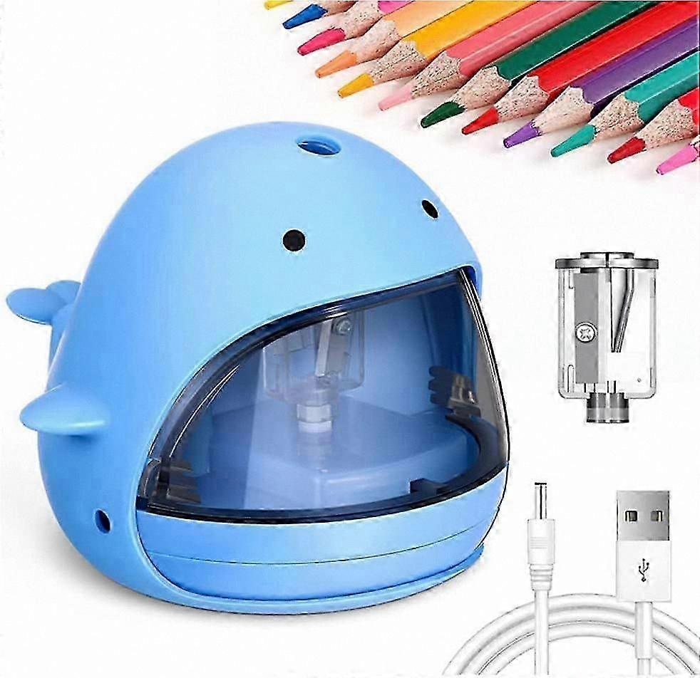 Helical Blade Pencil Sharpener with Dual Power Modes for Kids