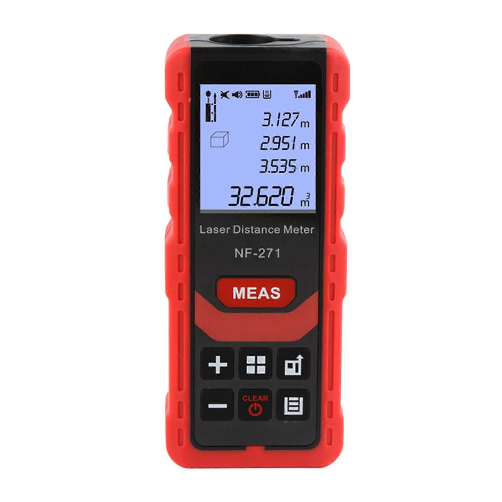 50m Mini Handheld Digital Laser Distance Meter with 50 Data Storage