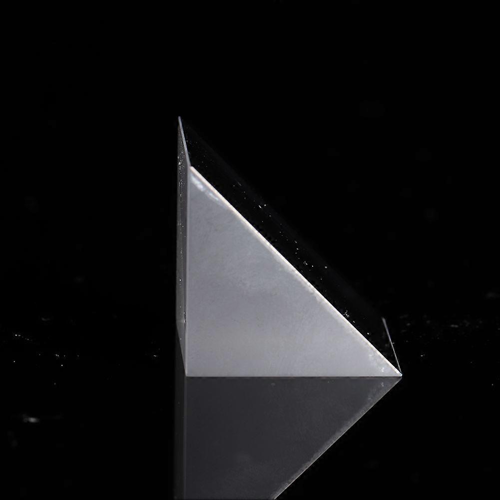 Triangular Prism K9 Optical Glass Teaching Tool 20x20x20mm Gift