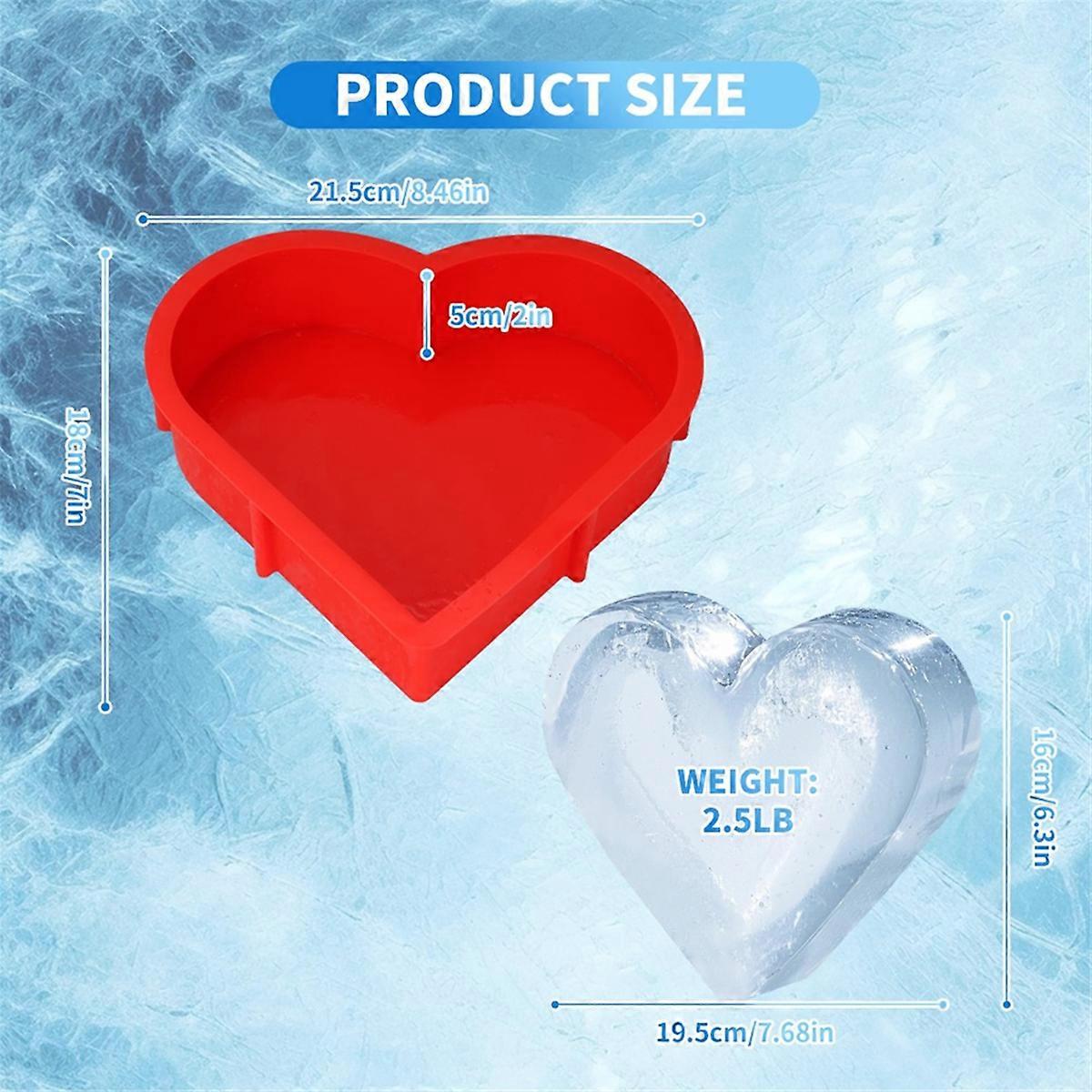 4 Pack Reusable Silicone Ice Block Mold 6lbs Extra Large for Cold Plunge Tubs & Ice Baths, Freezer G