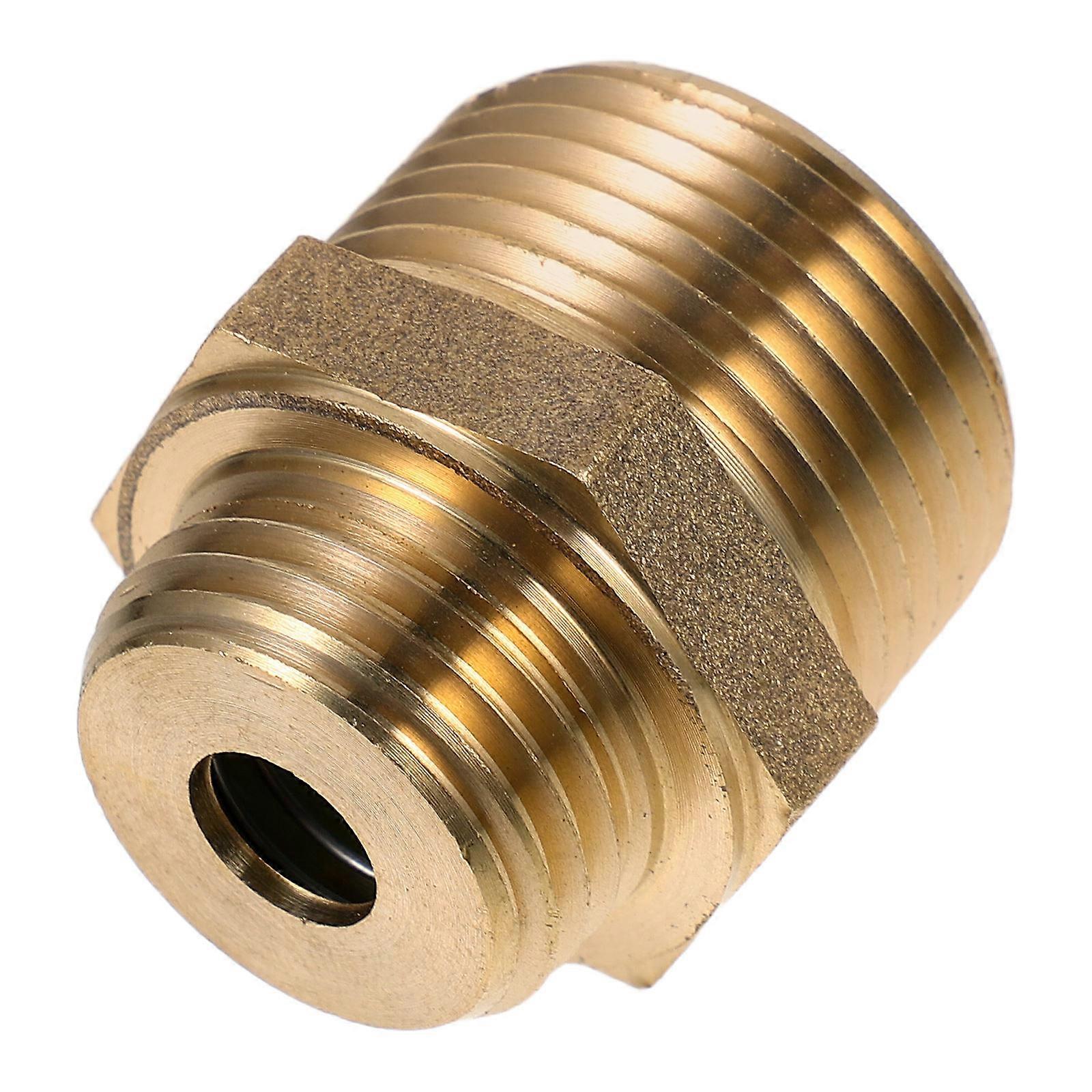 Durable Golden Copper Automatic Drain Valve for Fire Hydrant Systems with Easy Installation 3.5 Inch