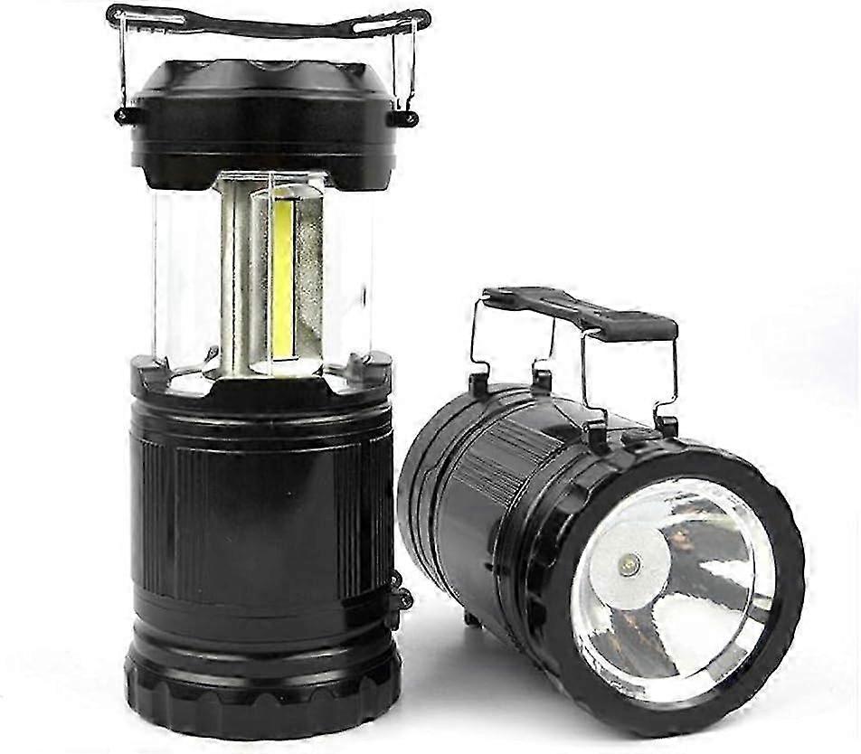 Portable Folding COB 30 LED Camping Light, Battery Operated Flashlight Without Battery