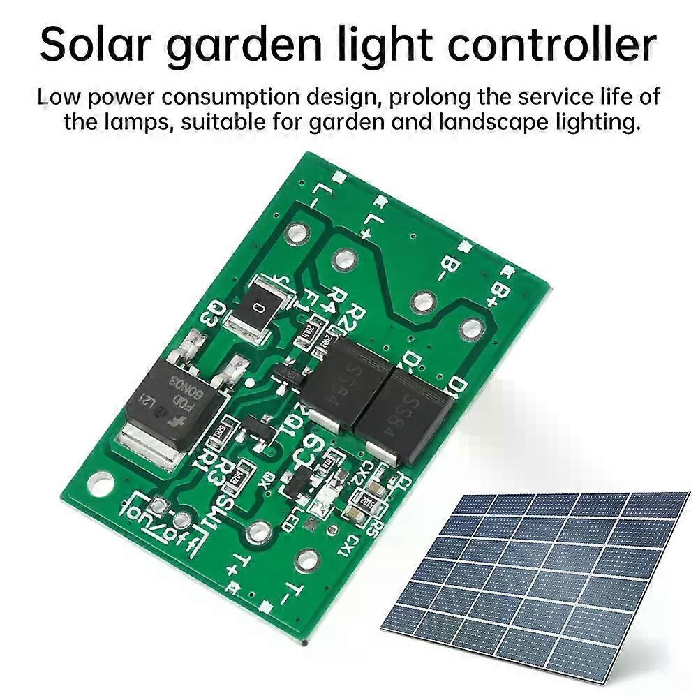 32V-15V Solar Light Circuit Control Board Solar Courtyard Light Controller PCBA Board Compatible With Multiple Solar Panels