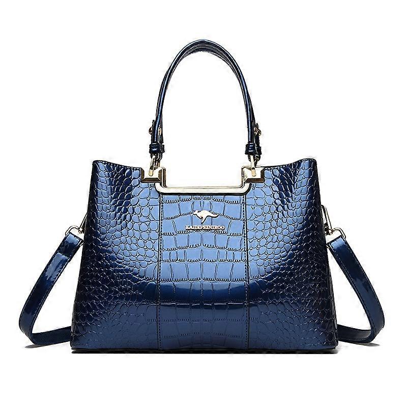 Ladies' handbags, crocodile-textured PU material, large-capacity storage