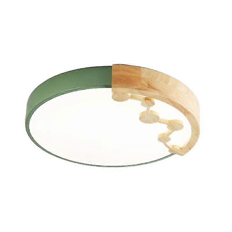 Ultra Thin Wood Flush Mount Ceiling Light Fixtures 3890lm, ?50cm*5c...