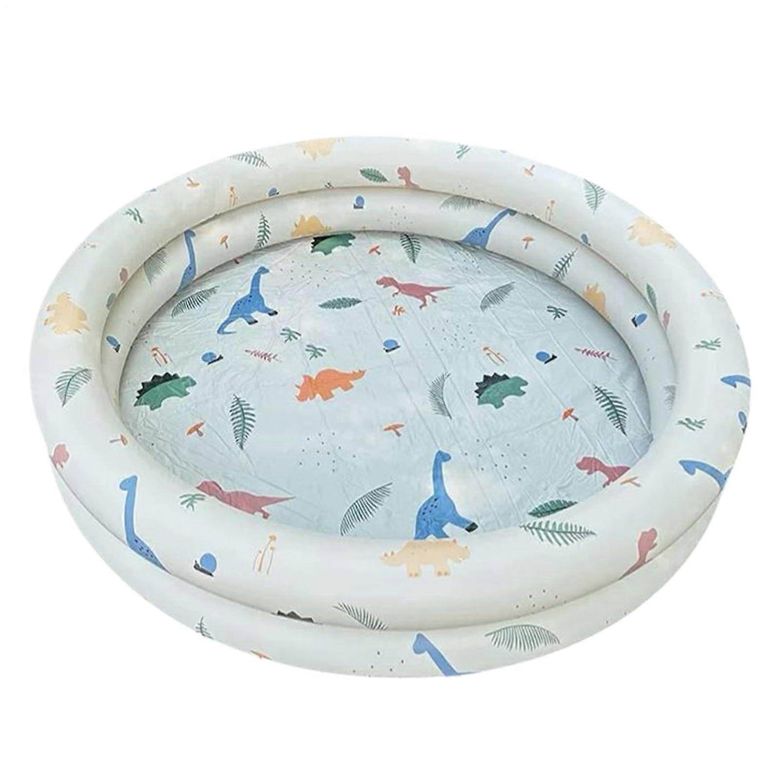 Inflatable Pool Outdoor Pond Portable Floating Pool Dinosaur Theme Family Size