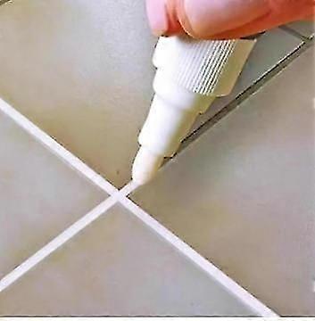 Grout pen for quick and effective grout refresh