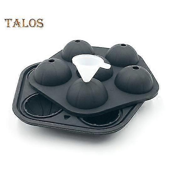 Ice Sphere Mold Easy Clean Tear-Resistant Eco-friendly Special 6 Cavity Cocktails Fadeless Ice Sphere Mold for Bar