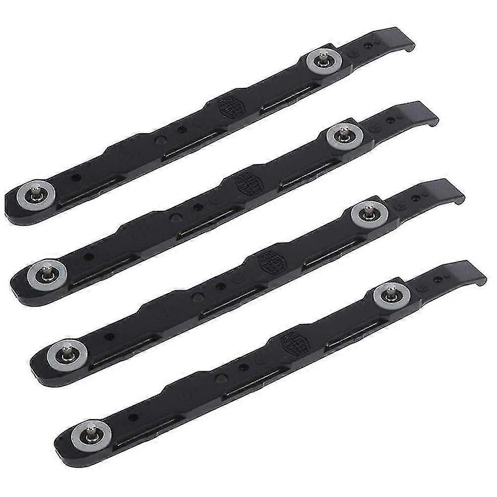 4 Pack Chassis Hard Drive Mounting Rails for 3.5inch HDD, Black