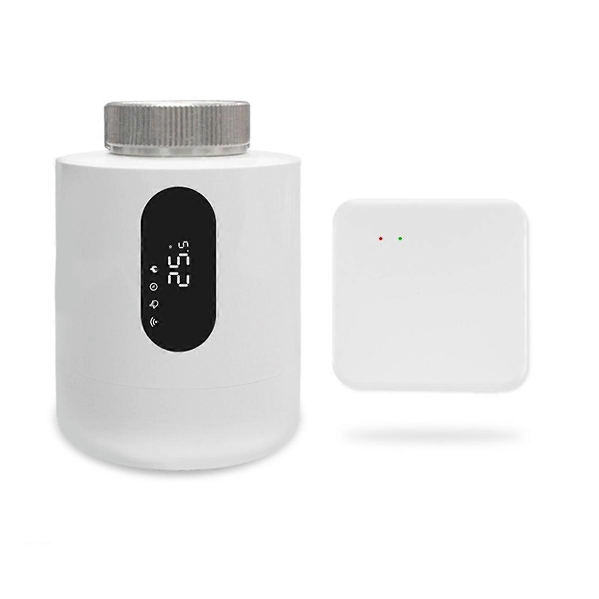 Tuya Smart ZigBee 3.0 Radiator Thermostat Thermostatic Radiator Valve TRV Programmable Temperature Controller W/Gateway