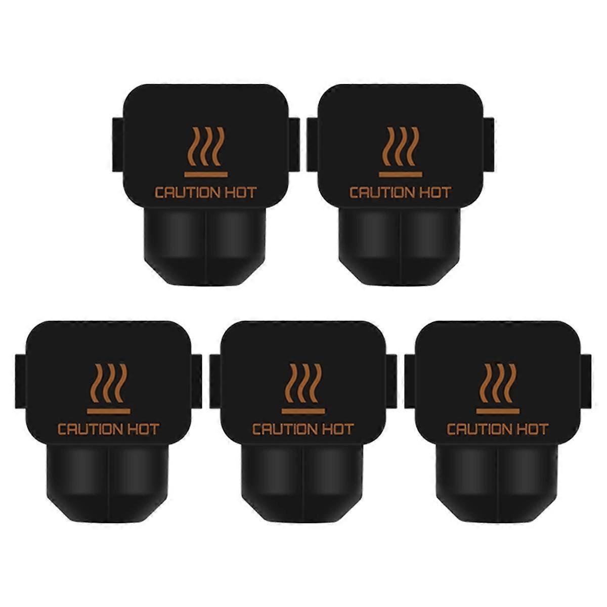 5Pcs κάλτσες σιλικόνης για Bambu A1 Mini Θέρμανση Block Kit για A1 Mini Hotend περίπτωση θερμομόνωσης Cov