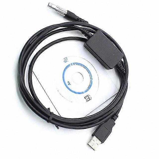 USB Data Transfer Cable for Survey Total Station 5-Pin Connector Compatible with GEV189 734700